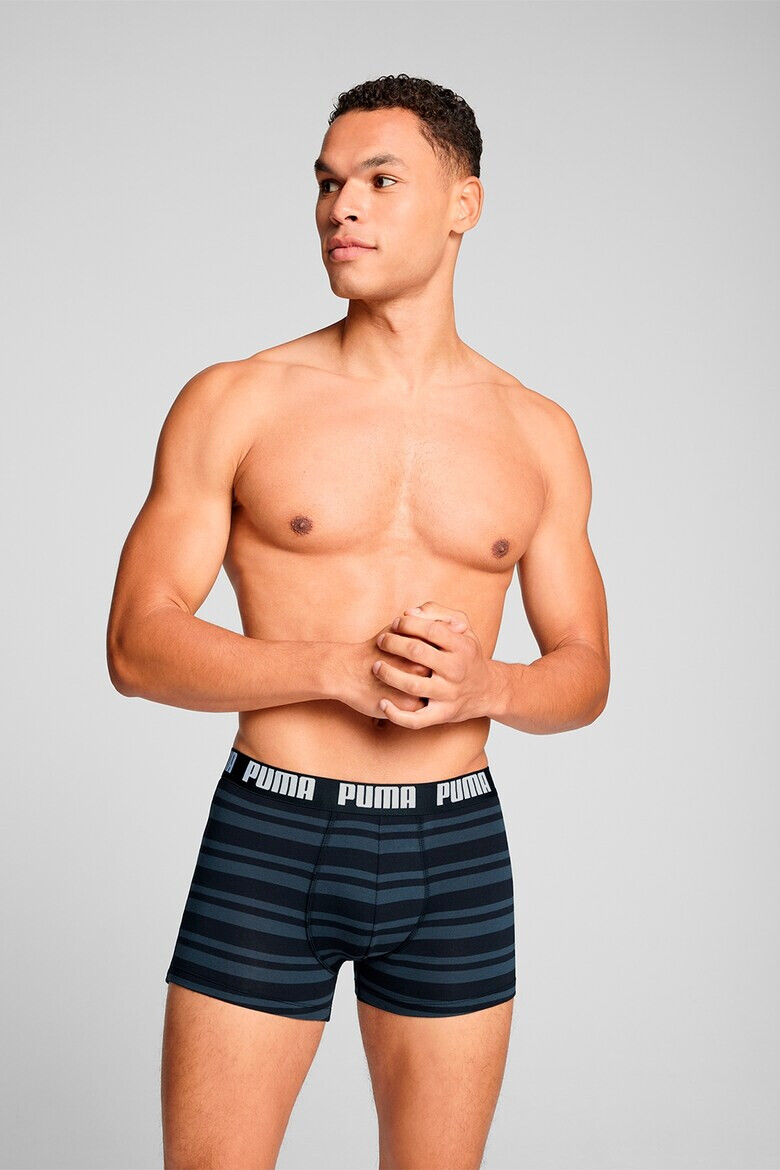 Puma Десенирани боксерки с памук - 2 чифта - Pepit.bg