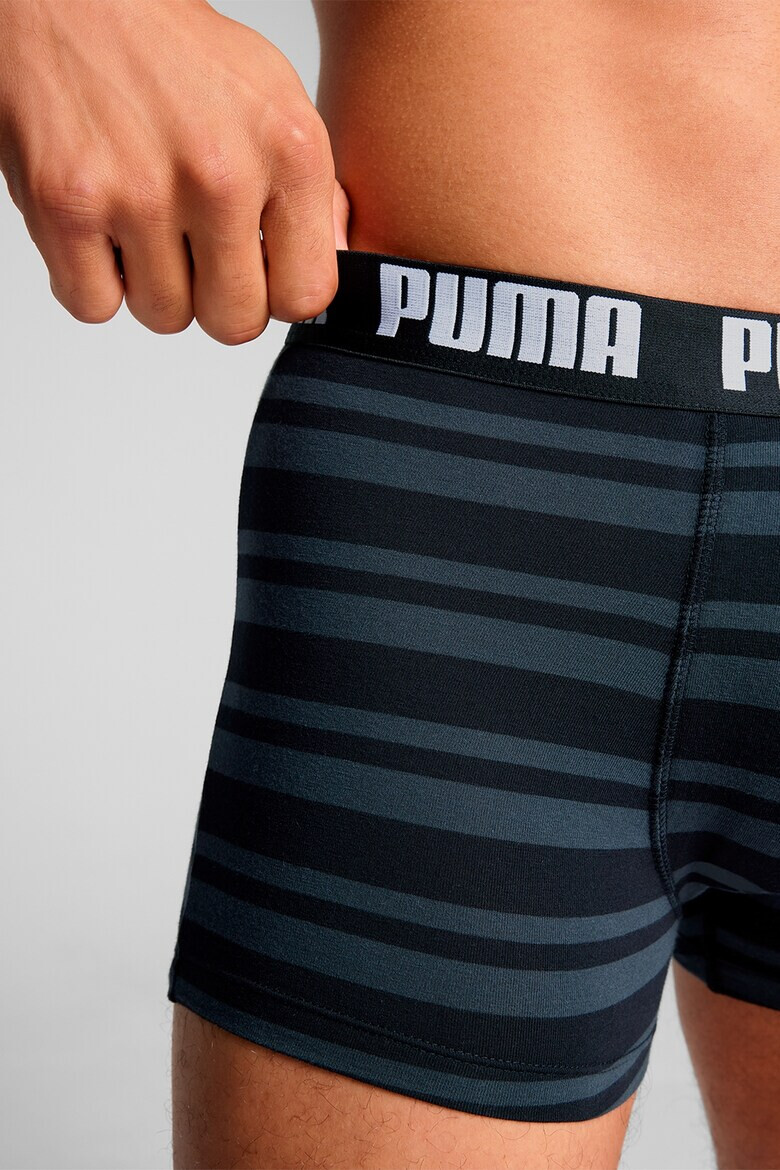 Puma Десенирани боксерки с памук - 2 чифта - Pepit.bg