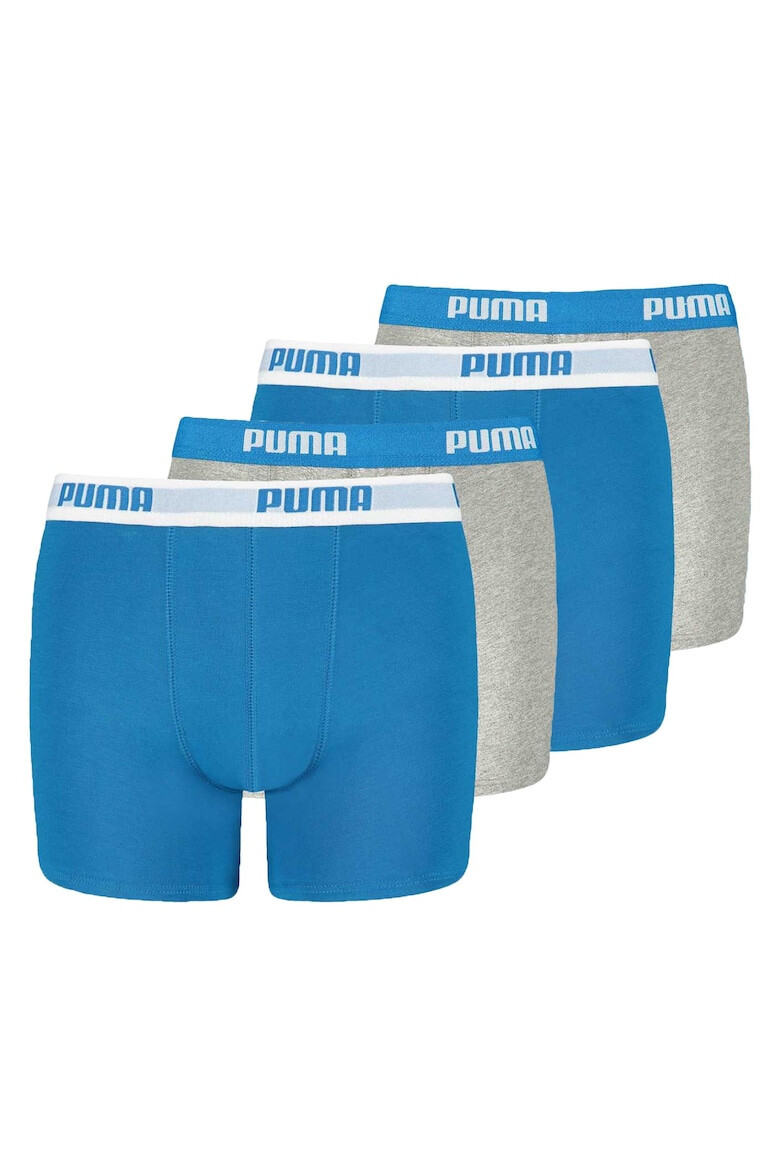 Puma Едноцветни боксерки - 4 чифта - Pepit.bg