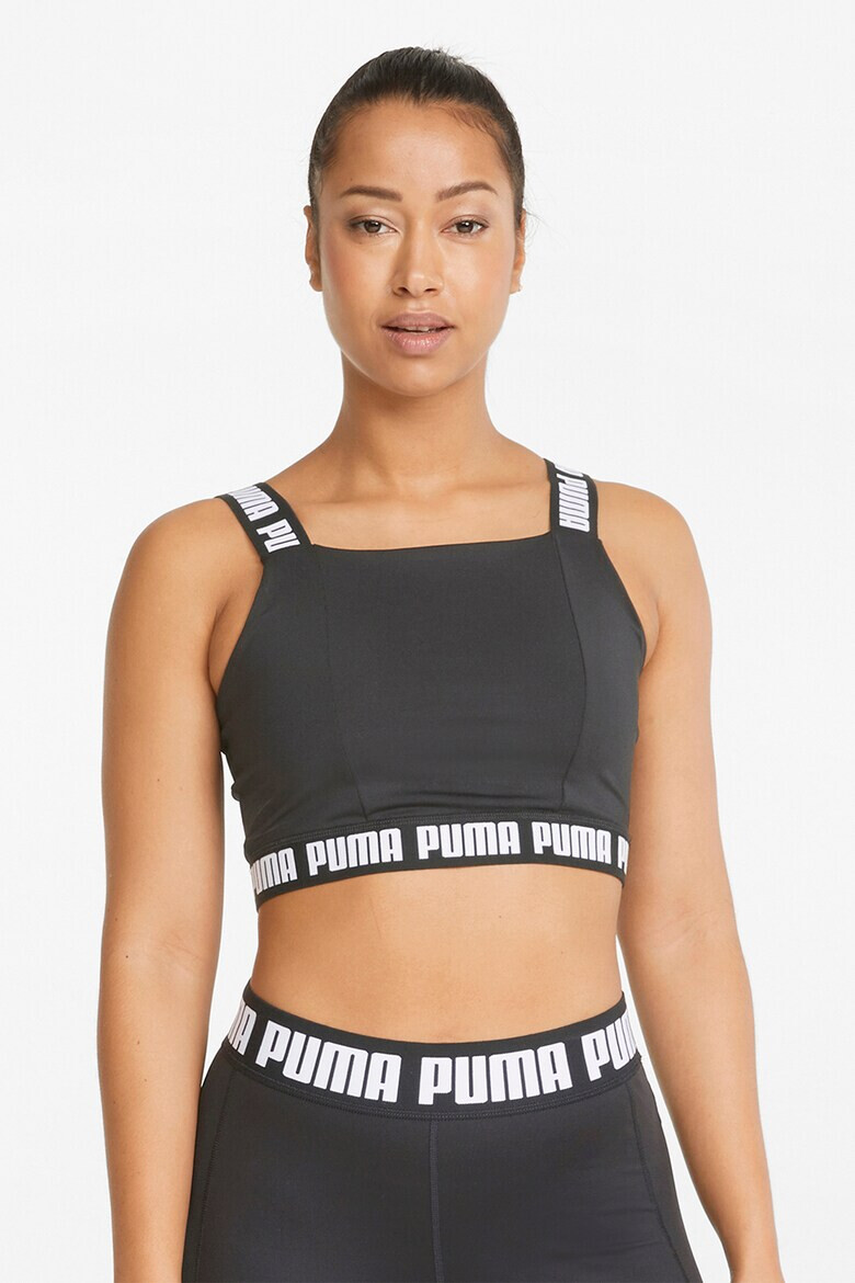 Puma Фитнес къс топ Strong с лого - Pepit.bg