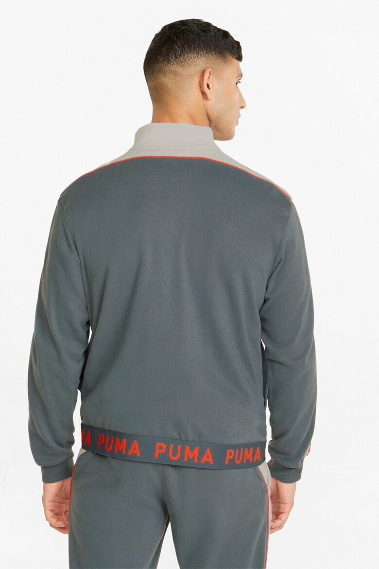 Puma Фитнес суитшърт с цип и лого - Pepit.bg