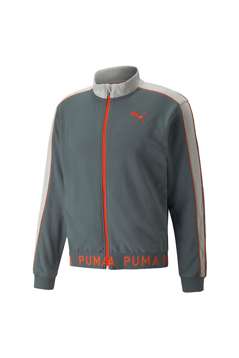 Puma Фитнес суитшърт с цип и лого - Pepit.bg