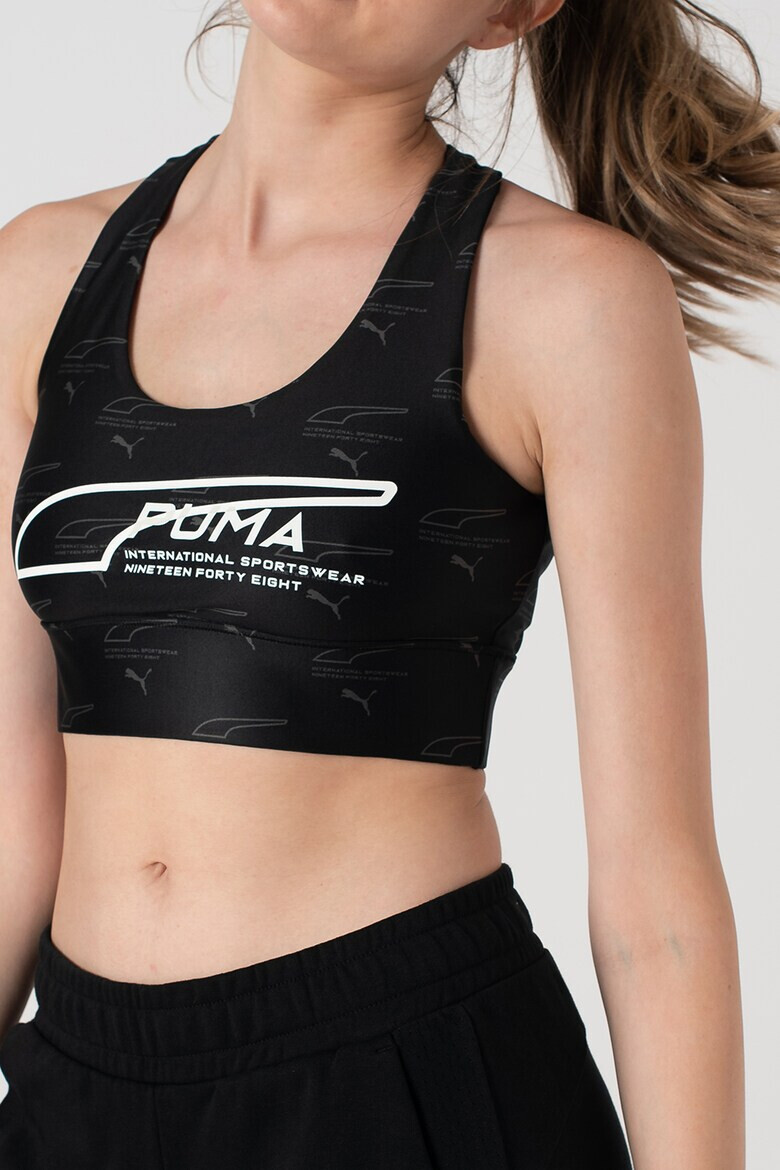 Puma Фитнес сутиен Evide с лого - Pepit.bg