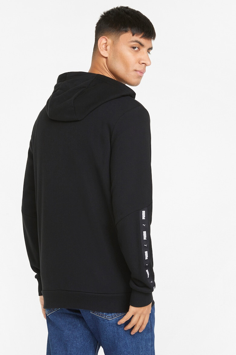 Puma Худи Essential с цип и лого - Черен - Pepit.bg