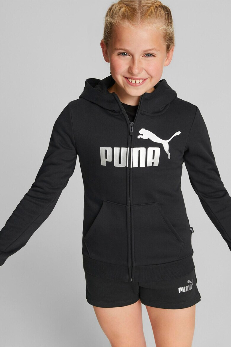 Puma Худи Essentials с цип и лого - Pepit.bg