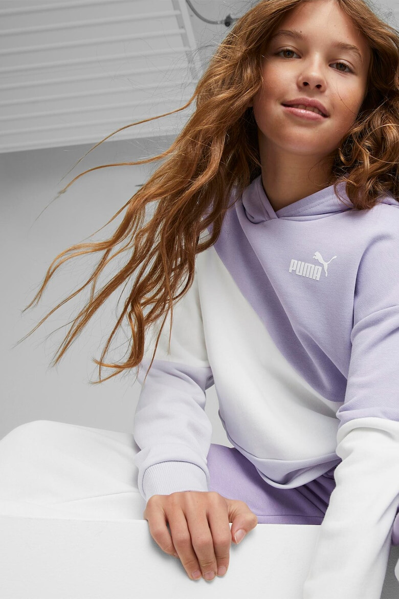 Puma Худи Power Cat с цветен блок - Pepit.bg