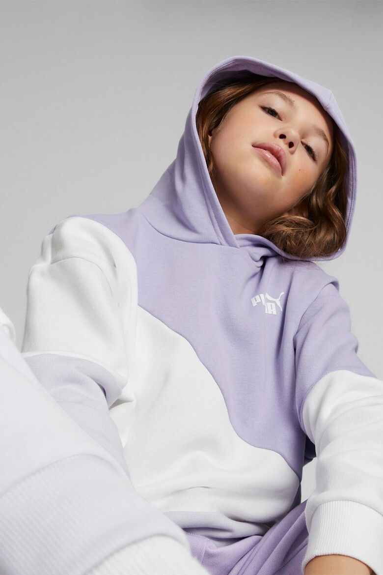 Puma Худи Power Cat с цветен блок - Pepit.bg