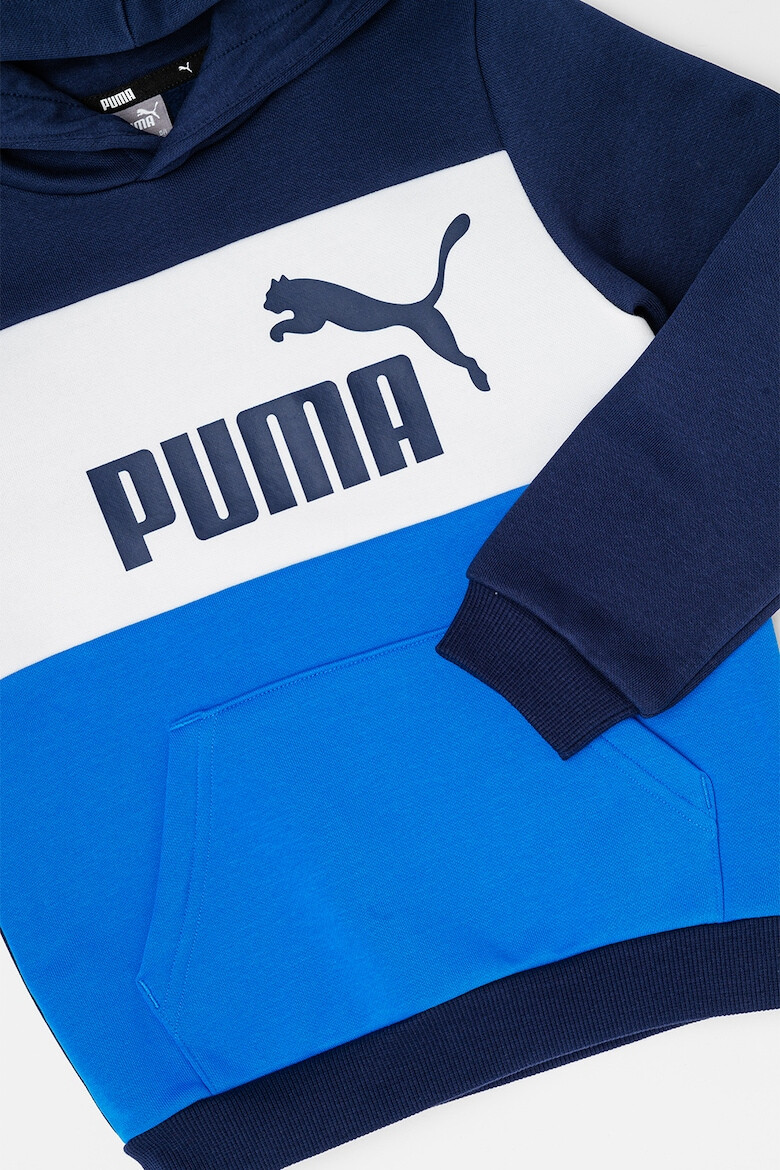 Puma Худи с дизайн с цветен блок и гумирано лого - Pepit.bg