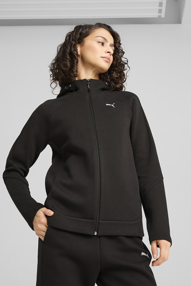 Puma Худи с джоб кенгуру - Черен - Pepit.bg