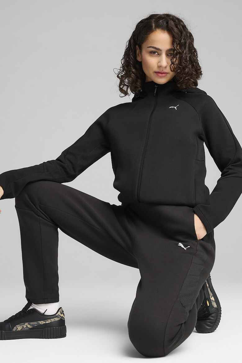 Puma Худи с джоб кенгуру - Черен - Pepit.bg