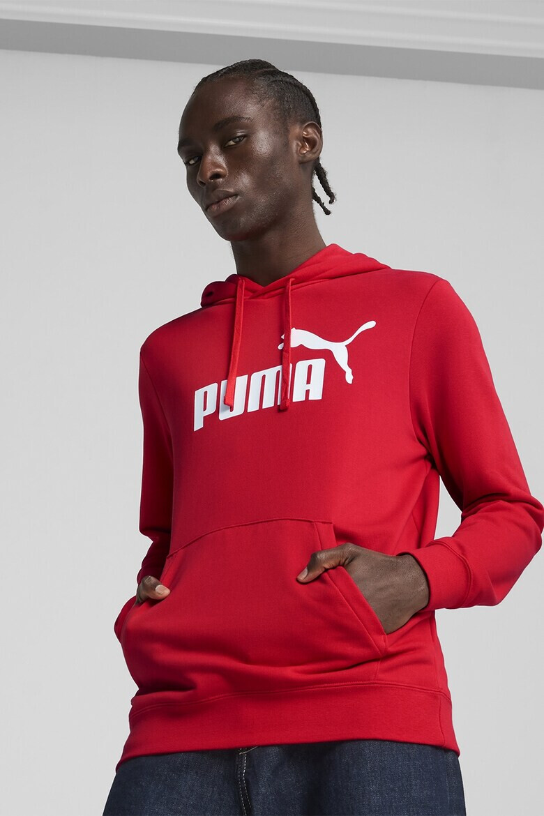 Puma Худи с джоб кенгуру и лого - Pepit.bg