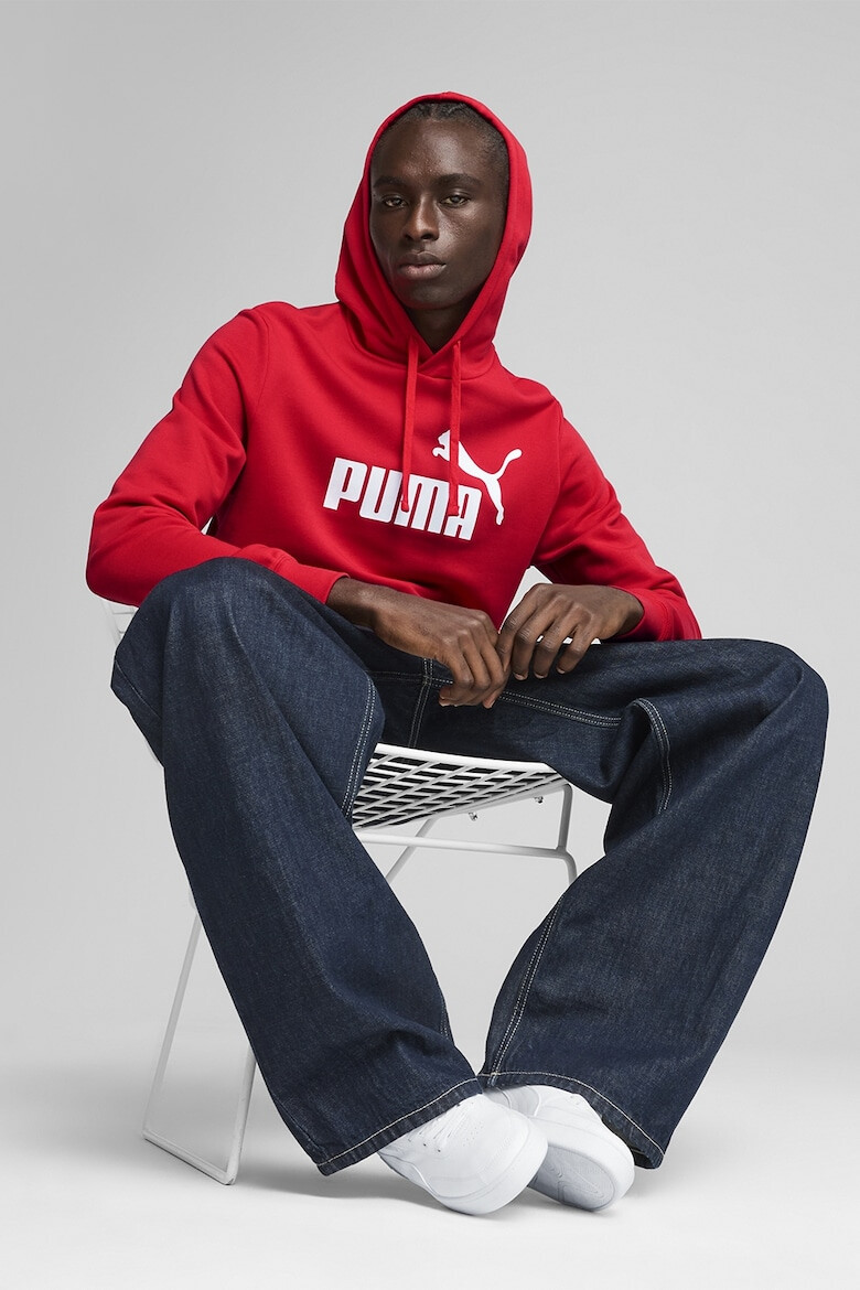 Puma Худи с джоб кенгуру и лого - Pepit.bg