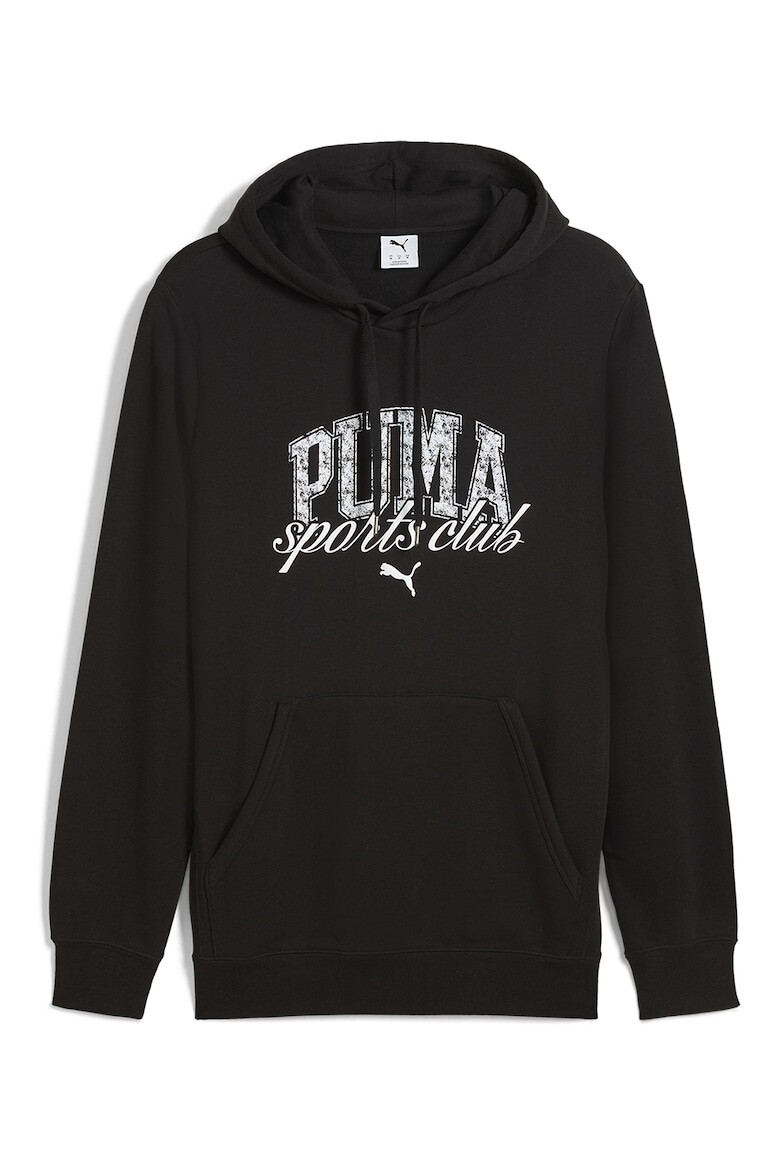 Puma Худи с джоб кенгуру и лого - Pepit.bg