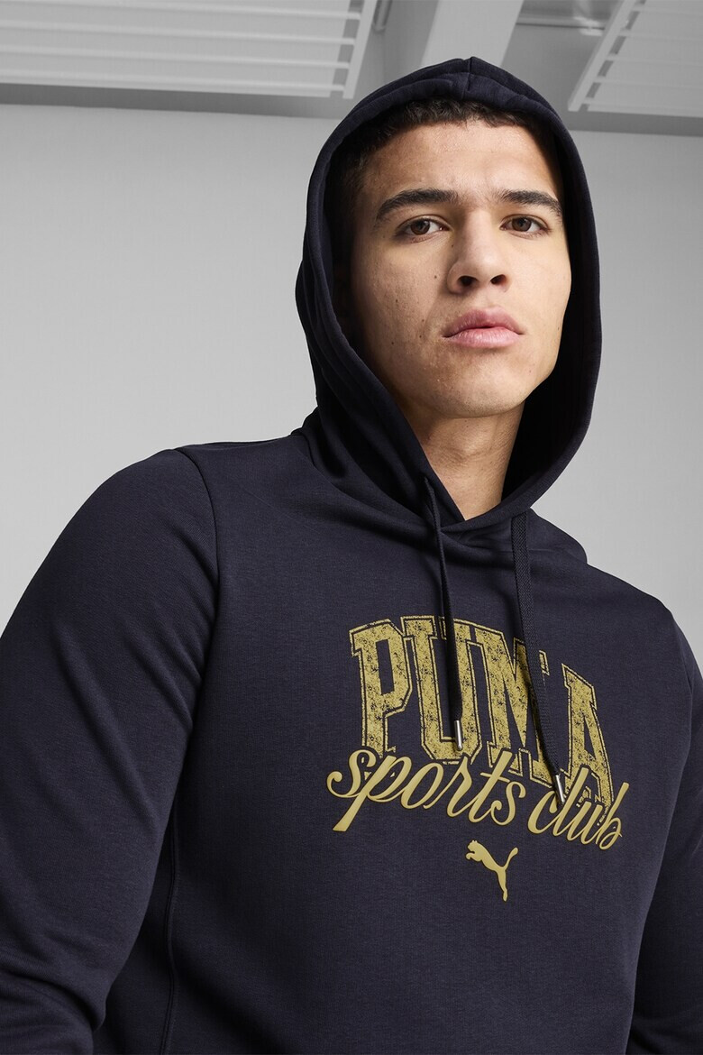 Puma Худи с джоб кенгуру и лого - Pepit.bg
