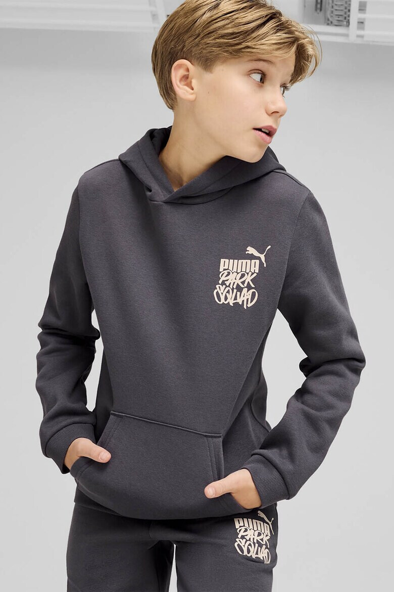 Puma Худи с джоб кенгуру и принт - Pepit.bg