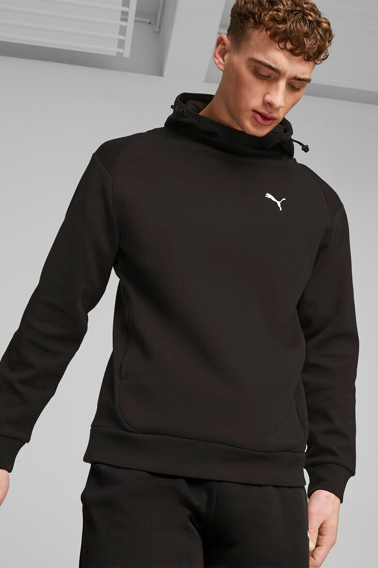 Puma Худи с ръкави реглан - Черен - Pepit.bg