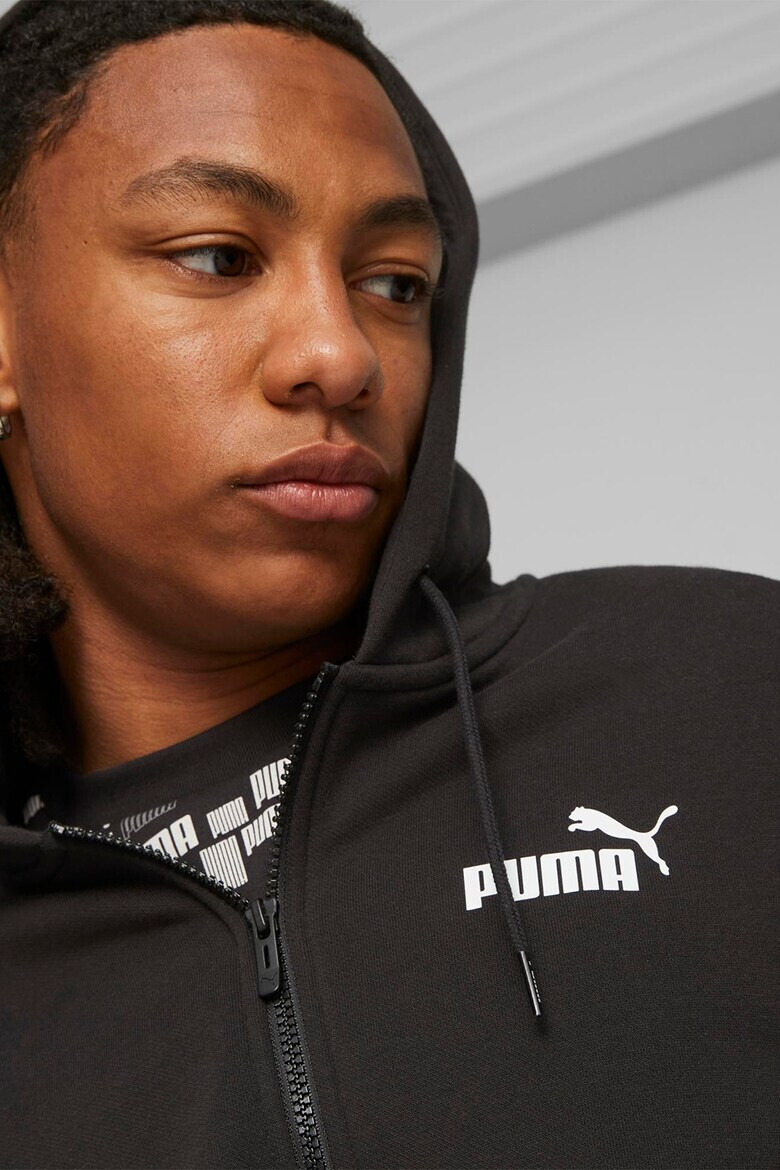 Puma Худи с цип и лого Tape Camo - Pepit.bg