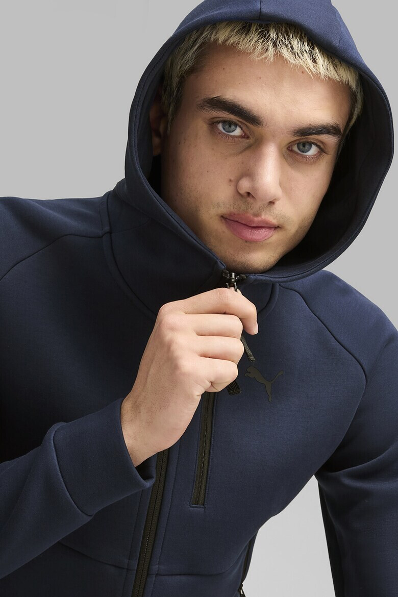 Puma Худи Tech с цип и ръкави реглан - Pepit.bg