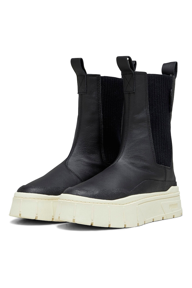 Puma Кожени боти Mayze Stack Chelsea - Pepit.bg