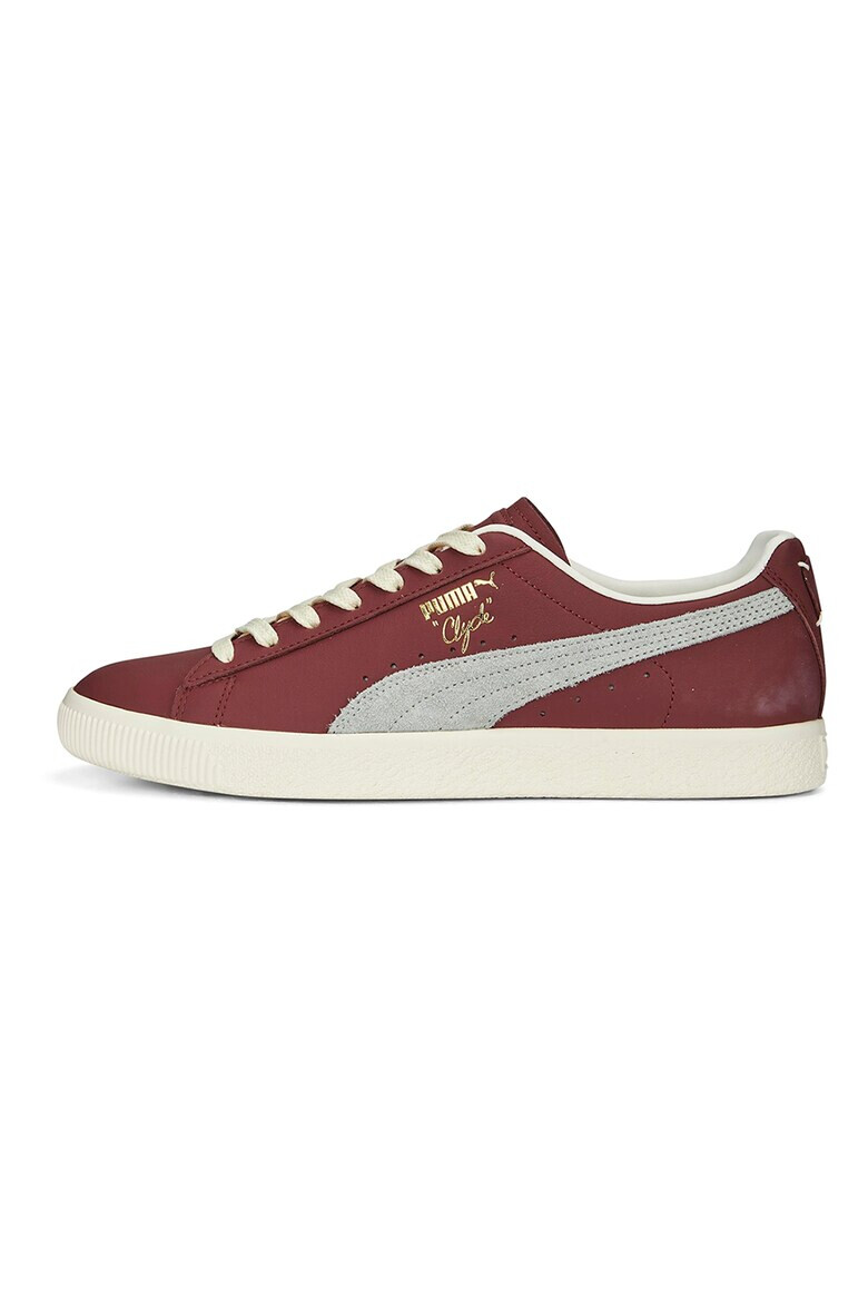 Puma Кожени кецове Clyde Base с лого - Pepit.bg