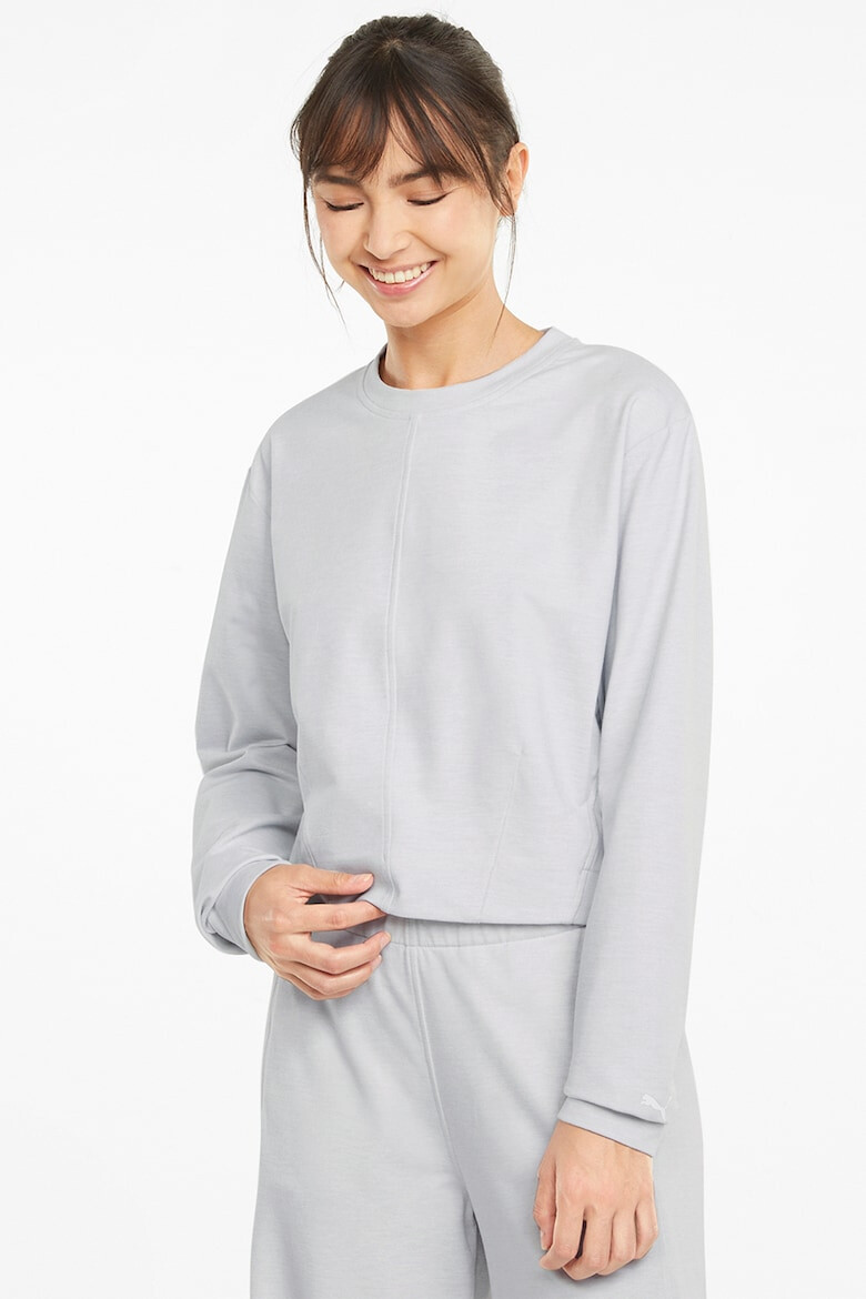Puma Къс фитнес суитшърт с еластични маншети - Pepit.bg
