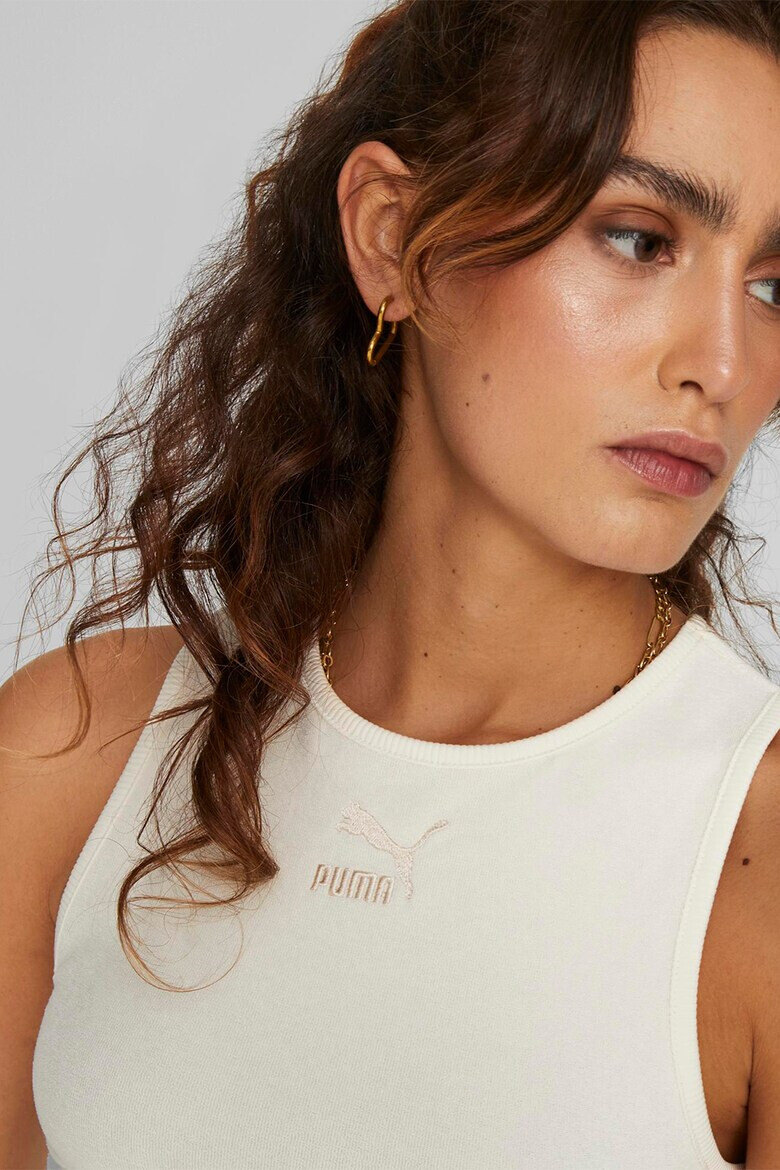 Puma Къс памучен топ - Pepit.bg
