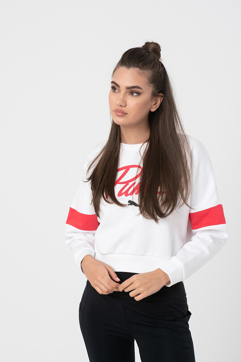 Puma Къс суитшърт с лого - Pepit.bg