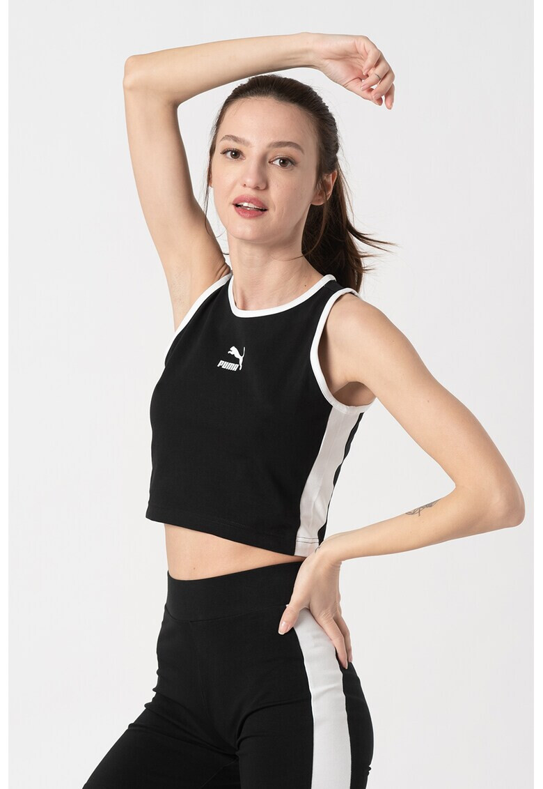 Puma Къс топ Classics с лого - Pepit.bg