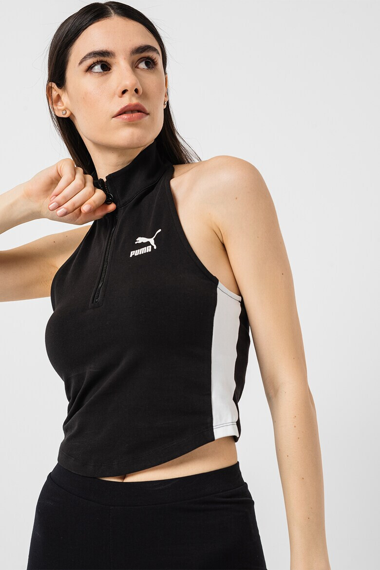 Puma Къс топ с къс цип - Pepit.bg