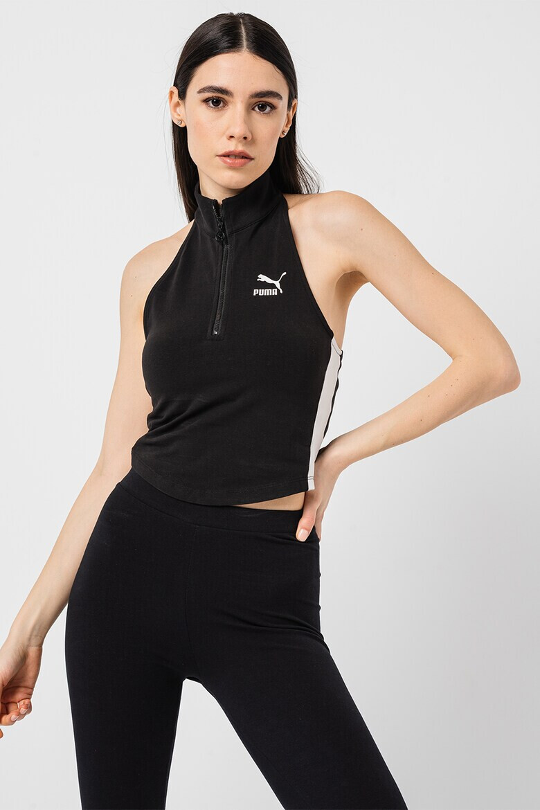 Puma Къс топ с къс цип - Pepit.bg