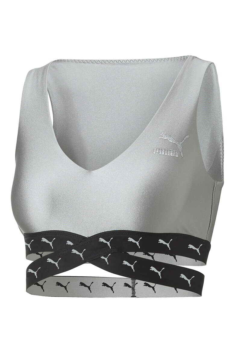 Puma Къс топ SQ с ленти с лога - Pepit.bg