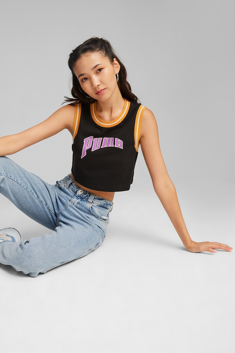 Puma Къс топ Team For The Fanbase с лого - Pepit.bg