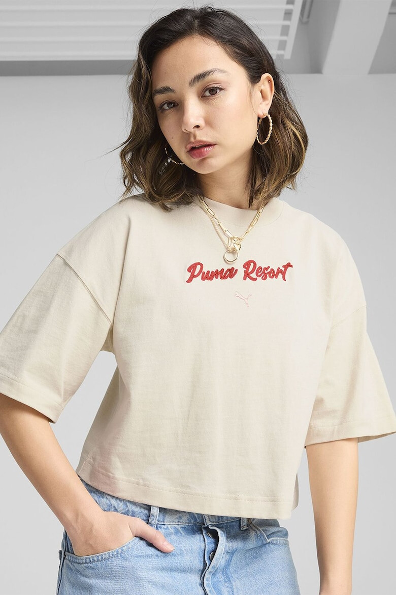 Puma Къса тениска от памук - Pepit.bg