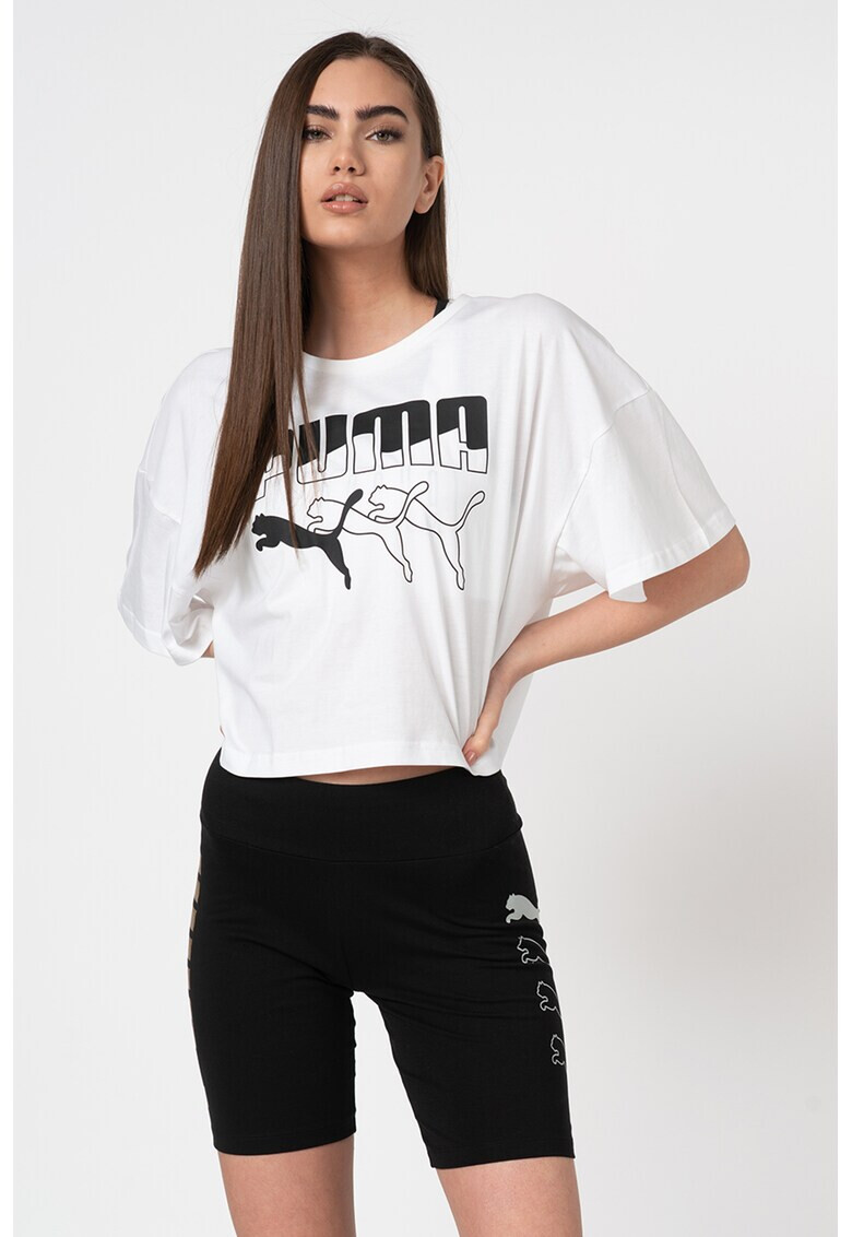 Puma Къса тениска Rebel с лого - Pepit.bg
