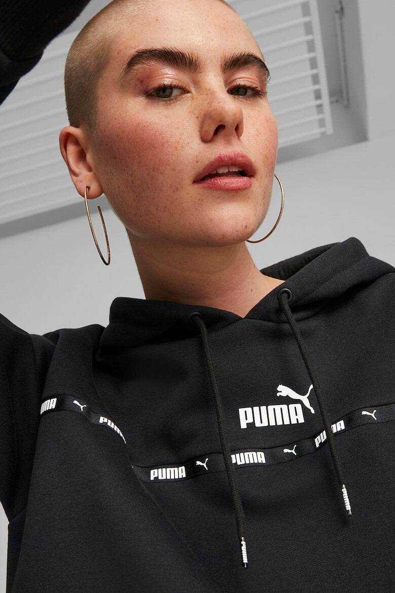 Puma Късо худи Power Tape с лого - Pepit.bg