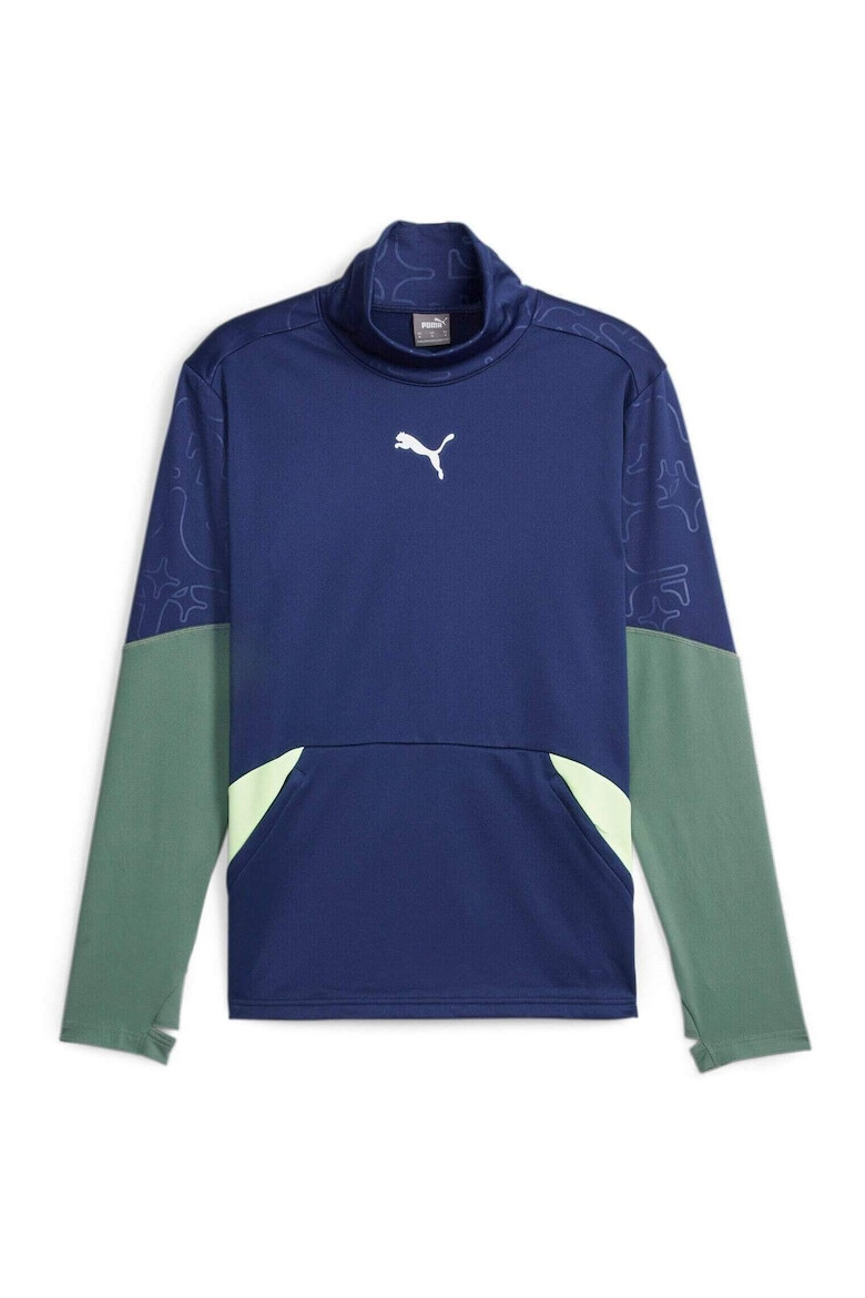 Puma Мъжка блуза Individual Winterized Top - Син - Pepit.bg