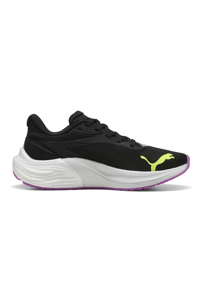 Puma Обувки за бягане Electrify NITRO™ 4 с лого встрани - Черен/Бял/Лайм зелено - Pepit.bg
