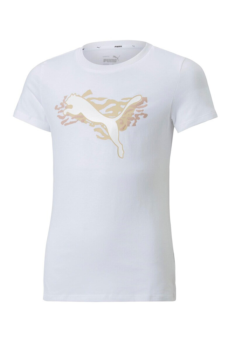 Puma Памучна тениска Alpha с лого - Pepit.bg