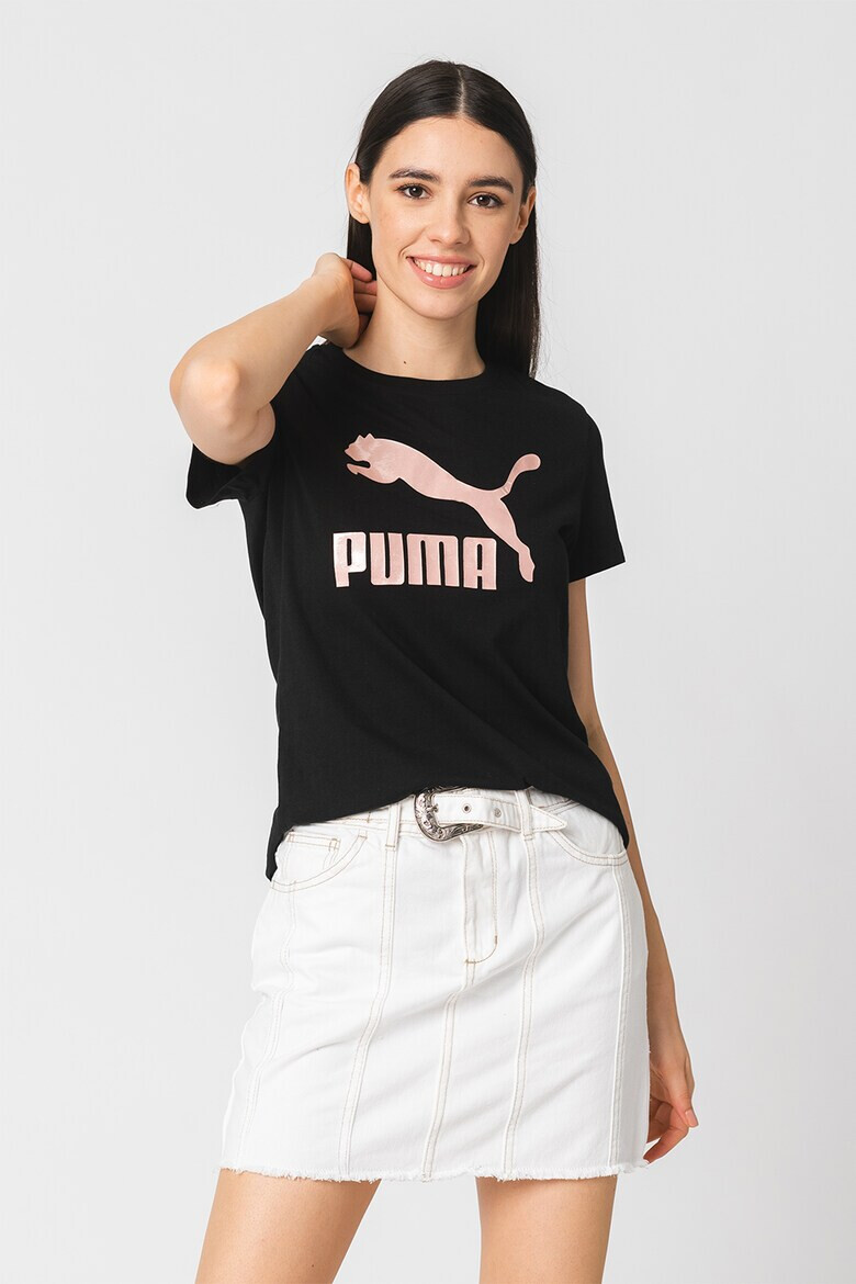 Puma Памучна тениска Classics с лого - Pepit.bg