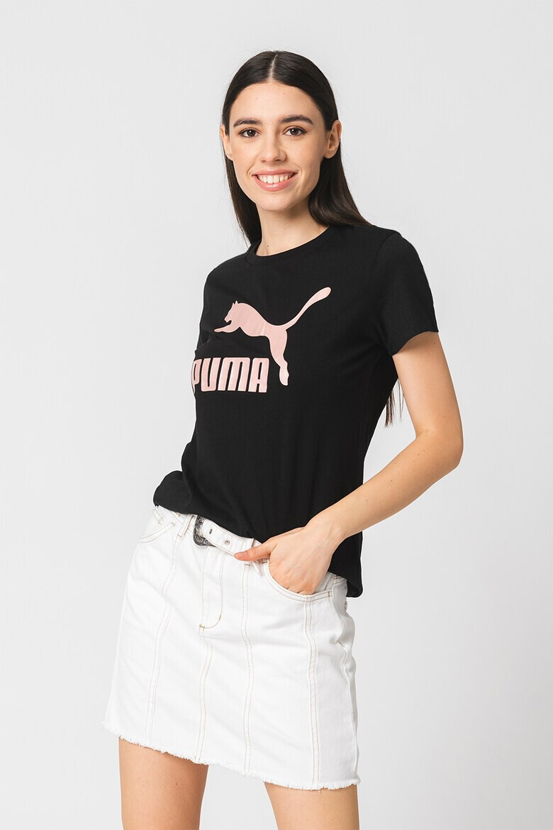 Puma Памучна тениска Classics с лого - Pepit.bg