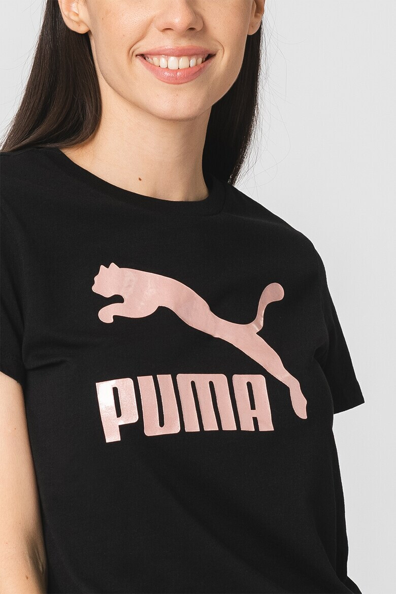 Puma Памучна тениска Classics с лого - Pepit.bg