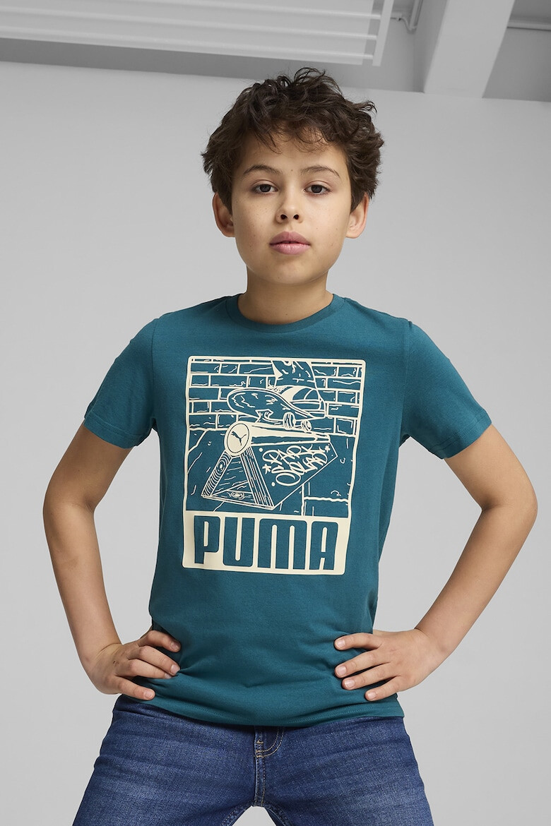 Puma Памучна тениска Ess+ Mid 90s - Pepit.bg