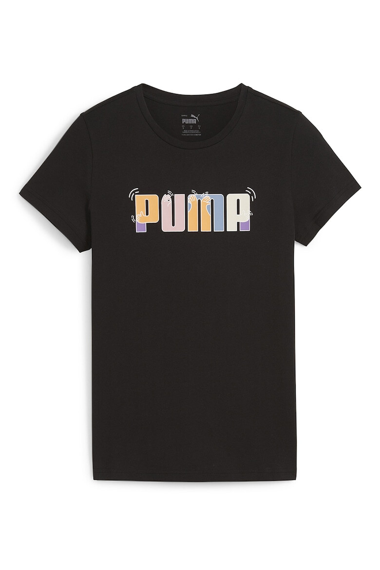 Puma Памучна тениска ESS+ на лога - Pepit.bg