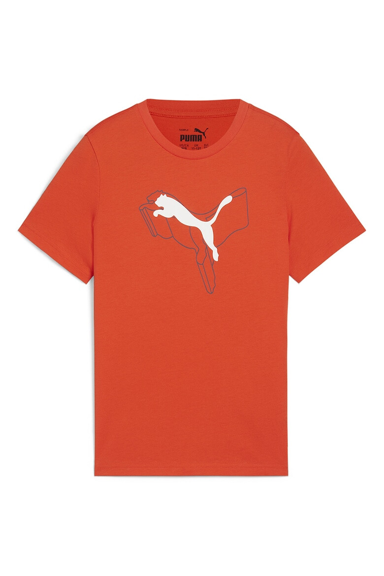 Puma Памучна тениска Ess+ с лого - Pepit.bg