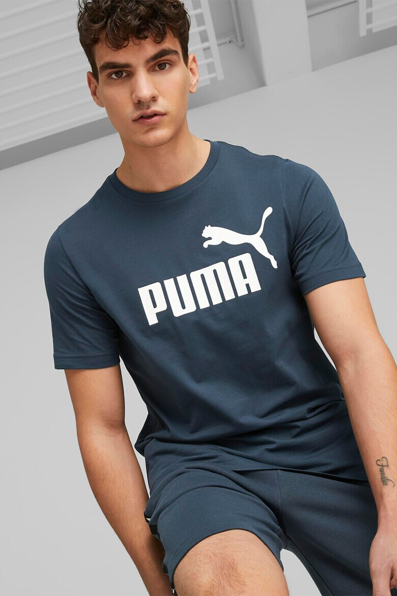 Puma Памучна тениска Essential с лого - Pepit.bg