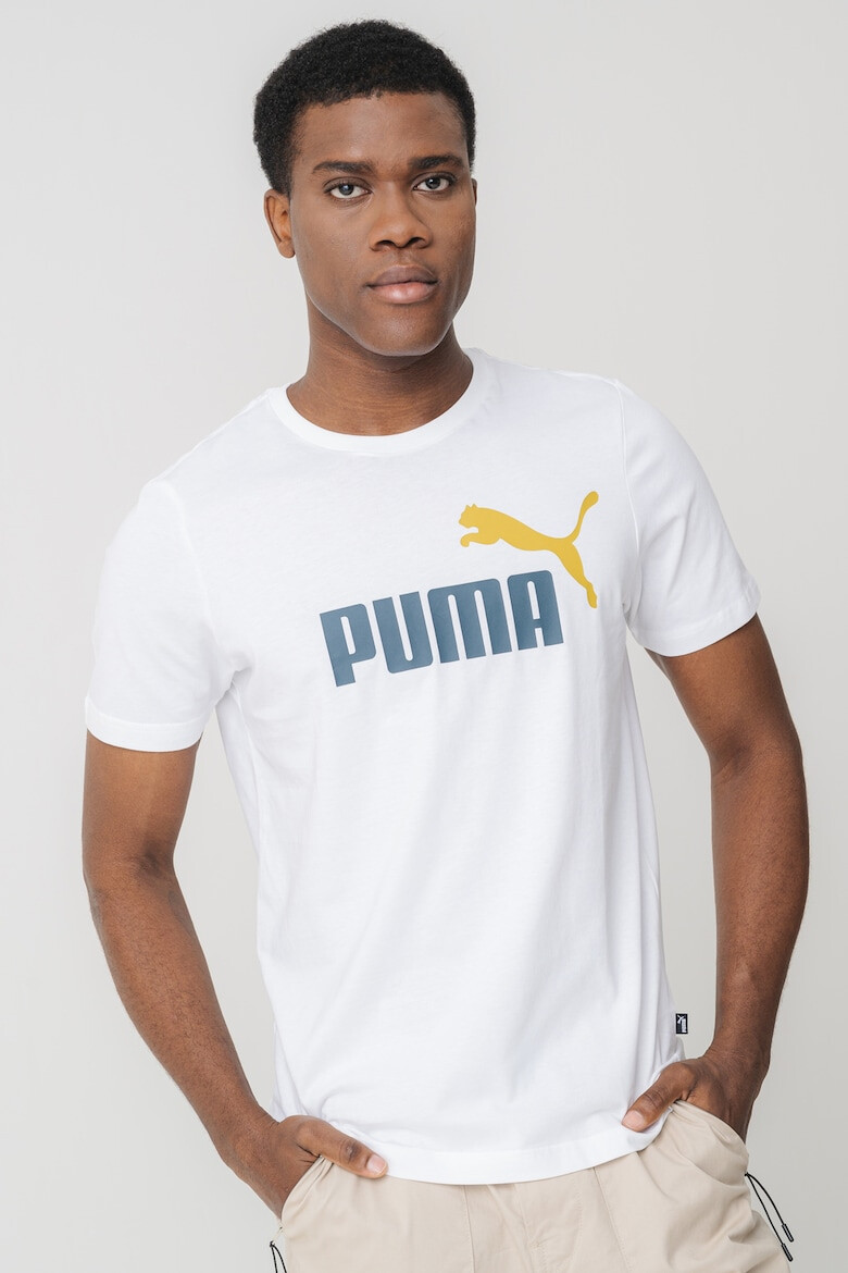 Puma Памучна тениска Essentials+ 2 с лого - Pepit.bg