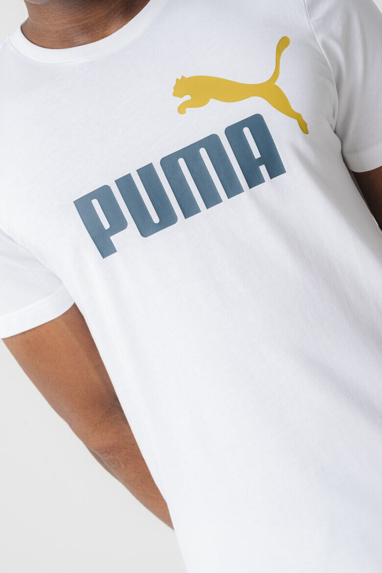 Puma Памучна тениска Essentials+ 2 с лого - Pepit.bg