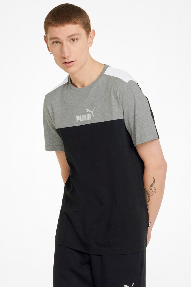 Puma Памучна тениска Essentials+ Block - Pepit.bg