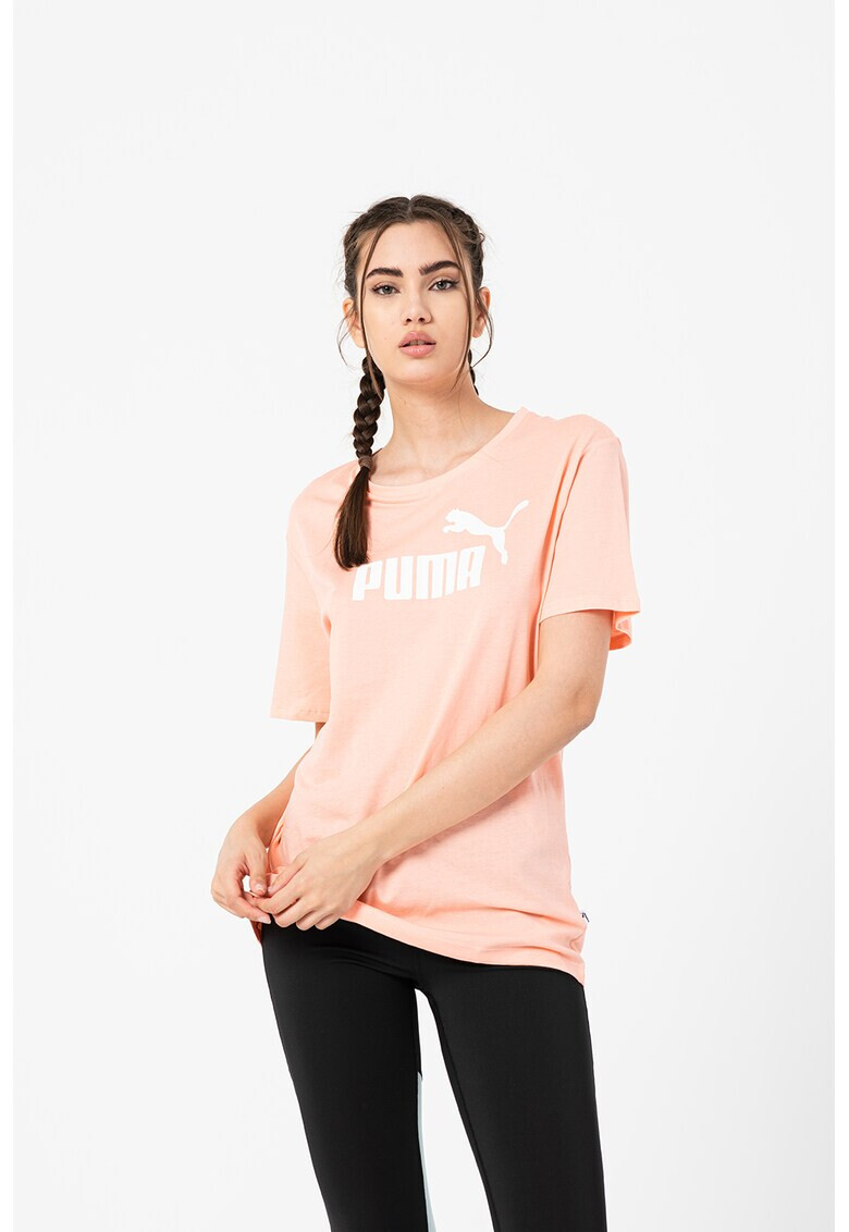 Puma Памучна тениска Essentials с лого - Pepit.bg
