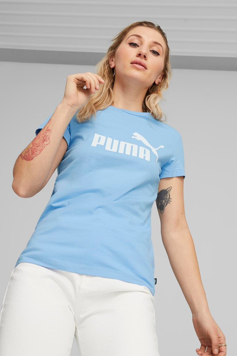 Puma Памучна тениска Essentials с лого - Pepit.bg